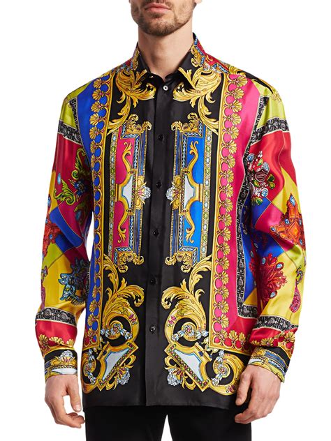 versace mens shirts on sale|Versace men's outlet.